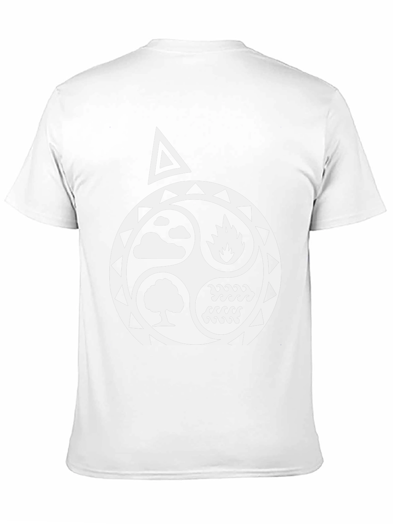 Elemental T-Shirt - Nature Fire Water Air Graphic Tee