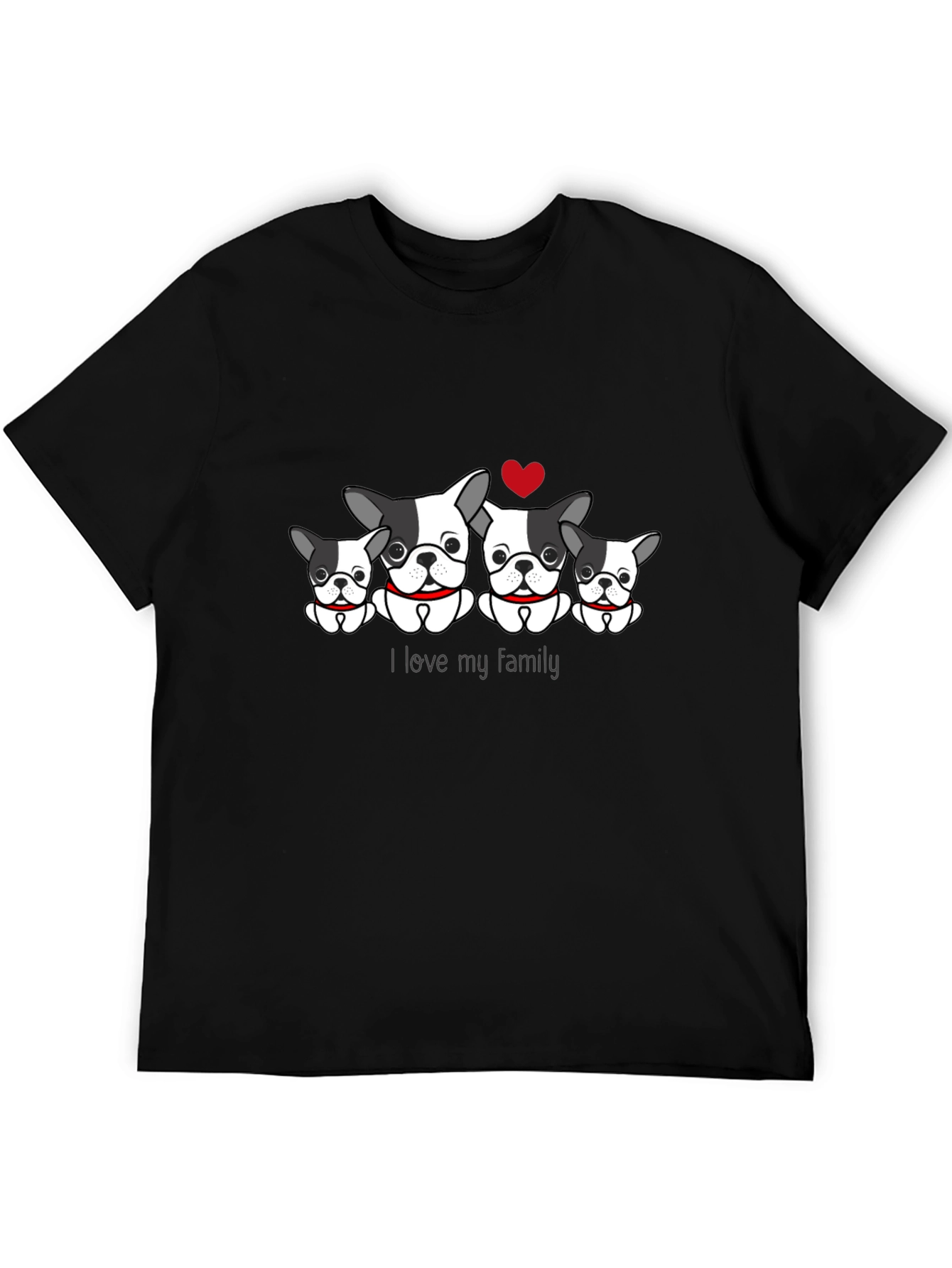Dog Family T-Shirt - I Love My Family