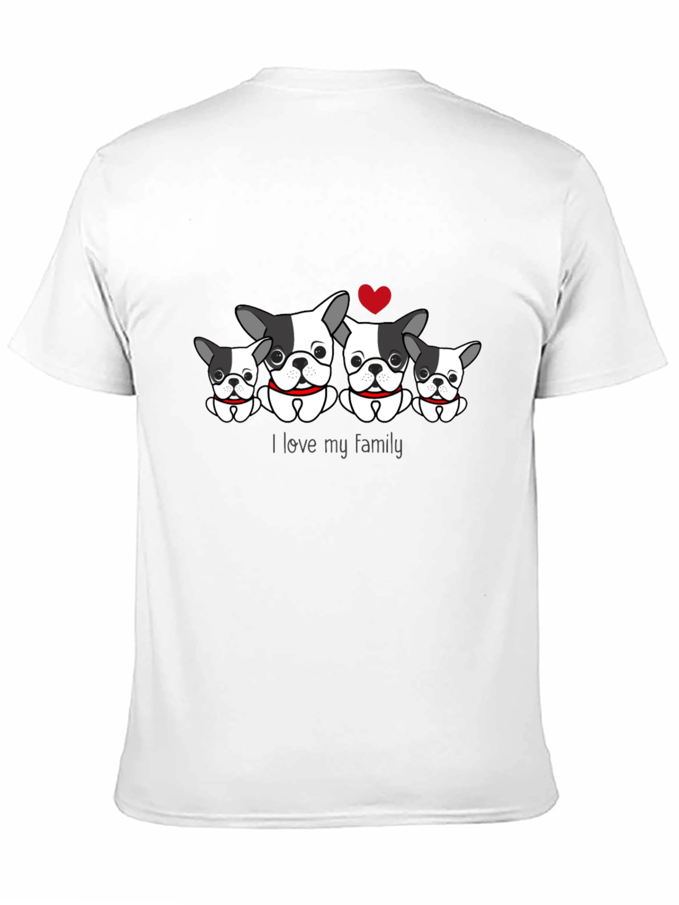 Dog Family T-Shirt - I Love My Family