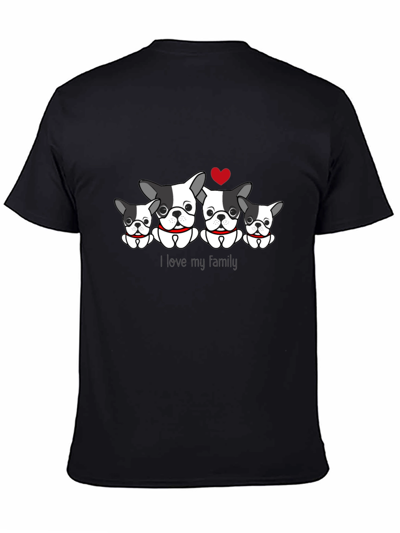 Dog Family T-Shirt - I Love My Family