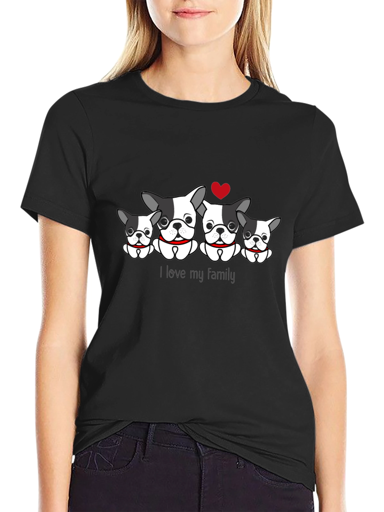 Dog Family T-Shirt - I Love My Family