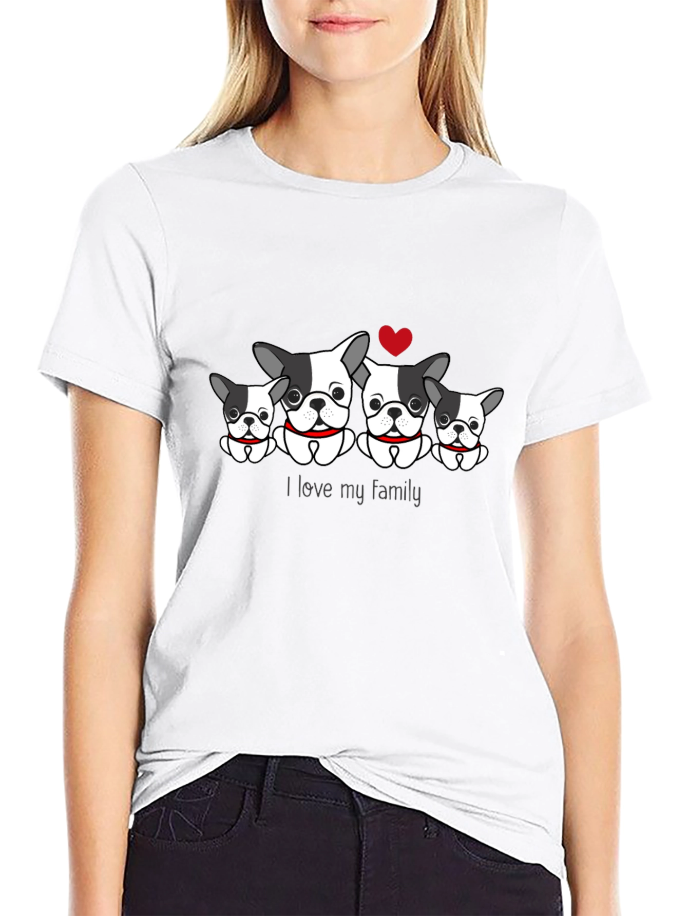 Dog Family T-Shirt - I Love My Family
