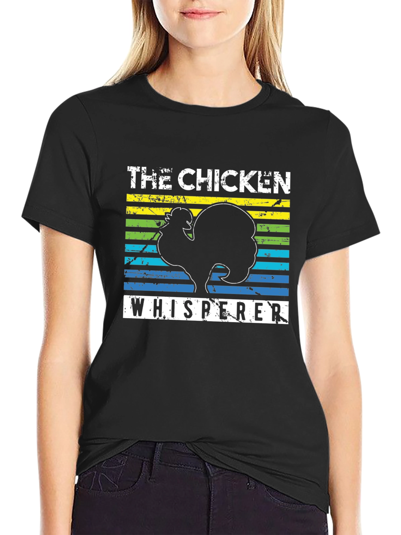 Chicken Whisperer Graphic Tee - Unisex Black T-Shirt