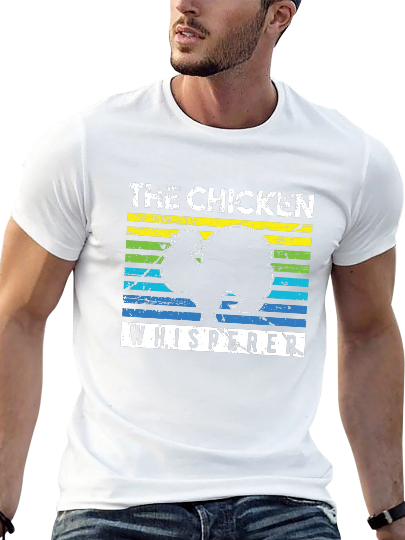 Chicken Whisperer Graphic Tee - Unisex Black T-Shirt