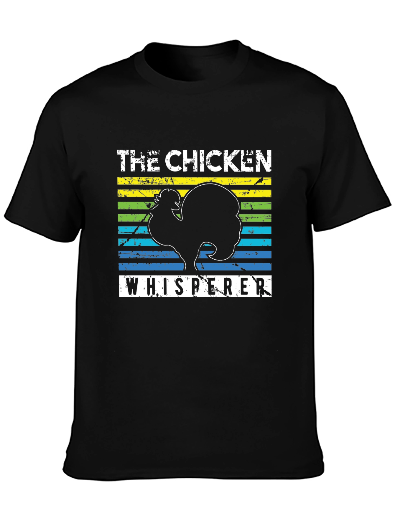 Chicken Whisperer Graphic Tee - Unisex Black T-Shirt