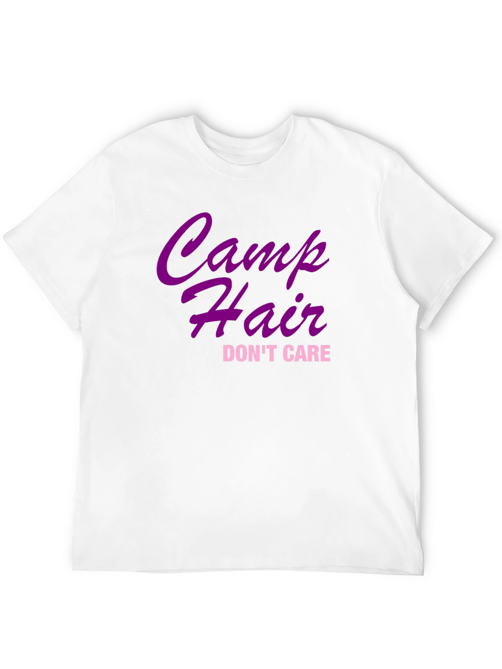 Camp Hair Dont Care Black T-Shirt