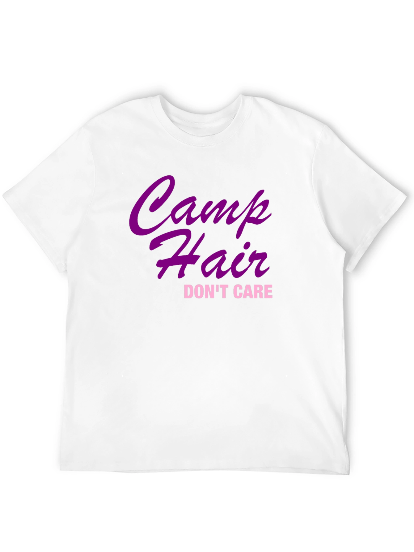 Camp Hair Dont Care Black T-Shirt