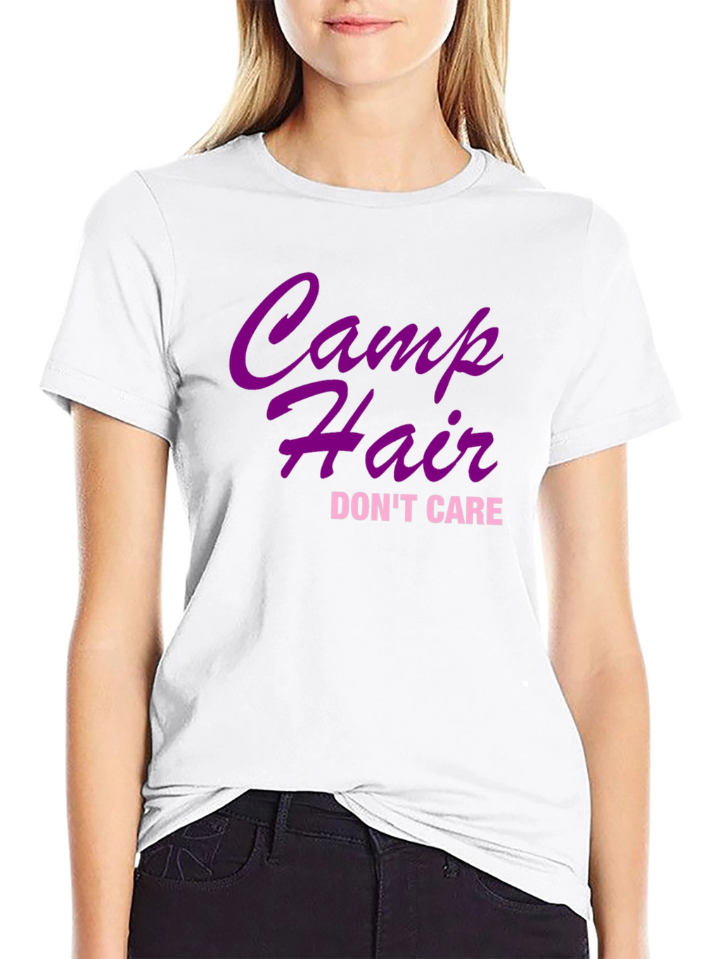 Camp Hair Dont Care Black T-Shirt