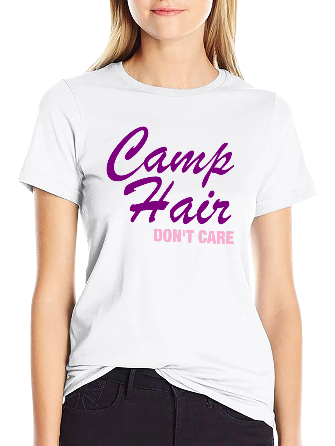 Camp Hair Dont Care Black T-Shirt