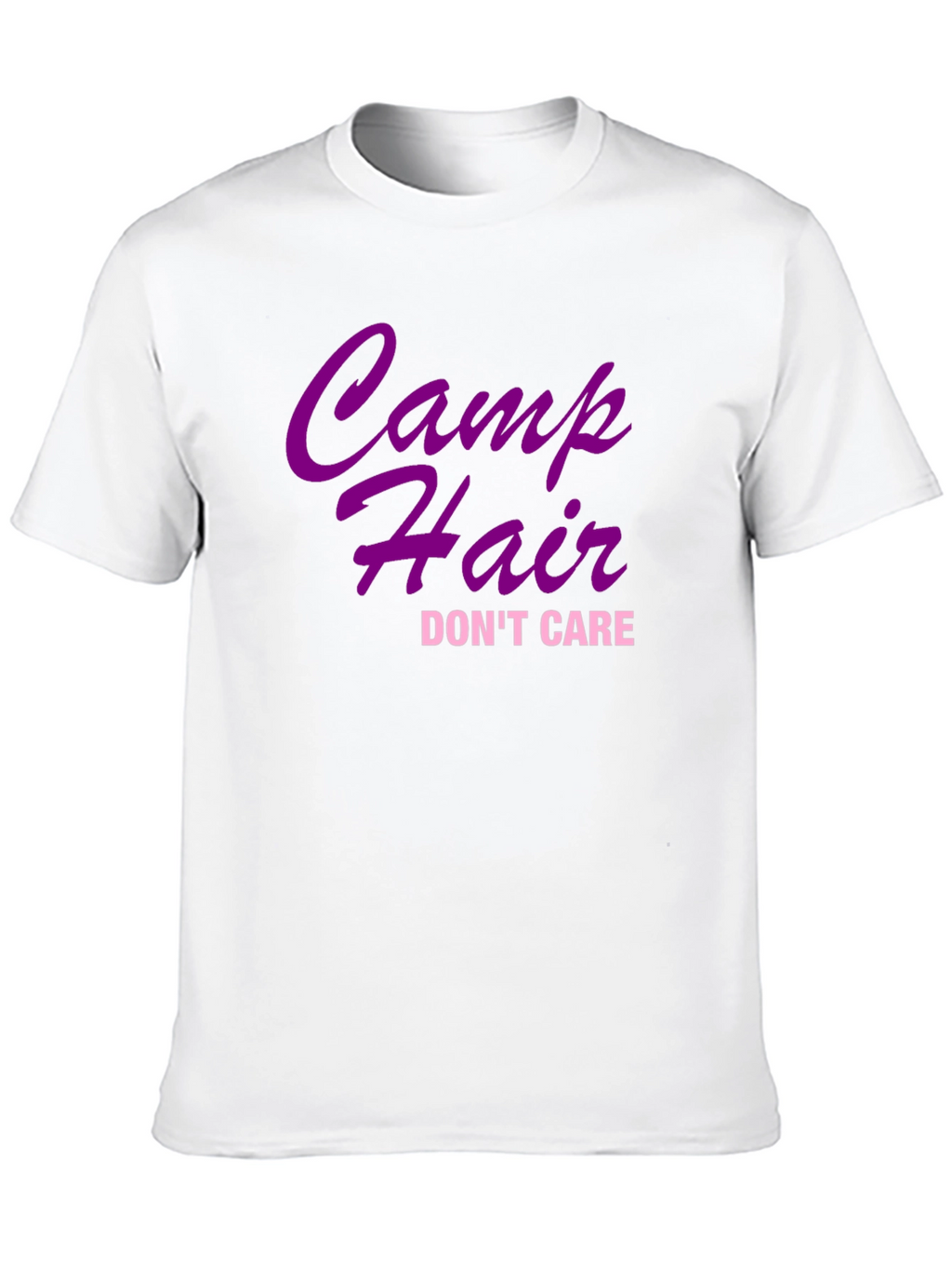 Camp Hair Dont Care Black T-Shirt