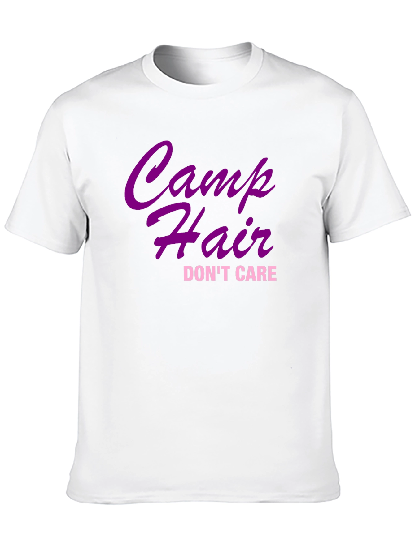Camp Hair Dont Care Black T-Shirt
