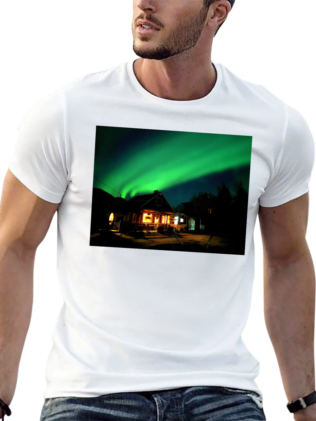 Aurora Borealis Graphic T-Shirt