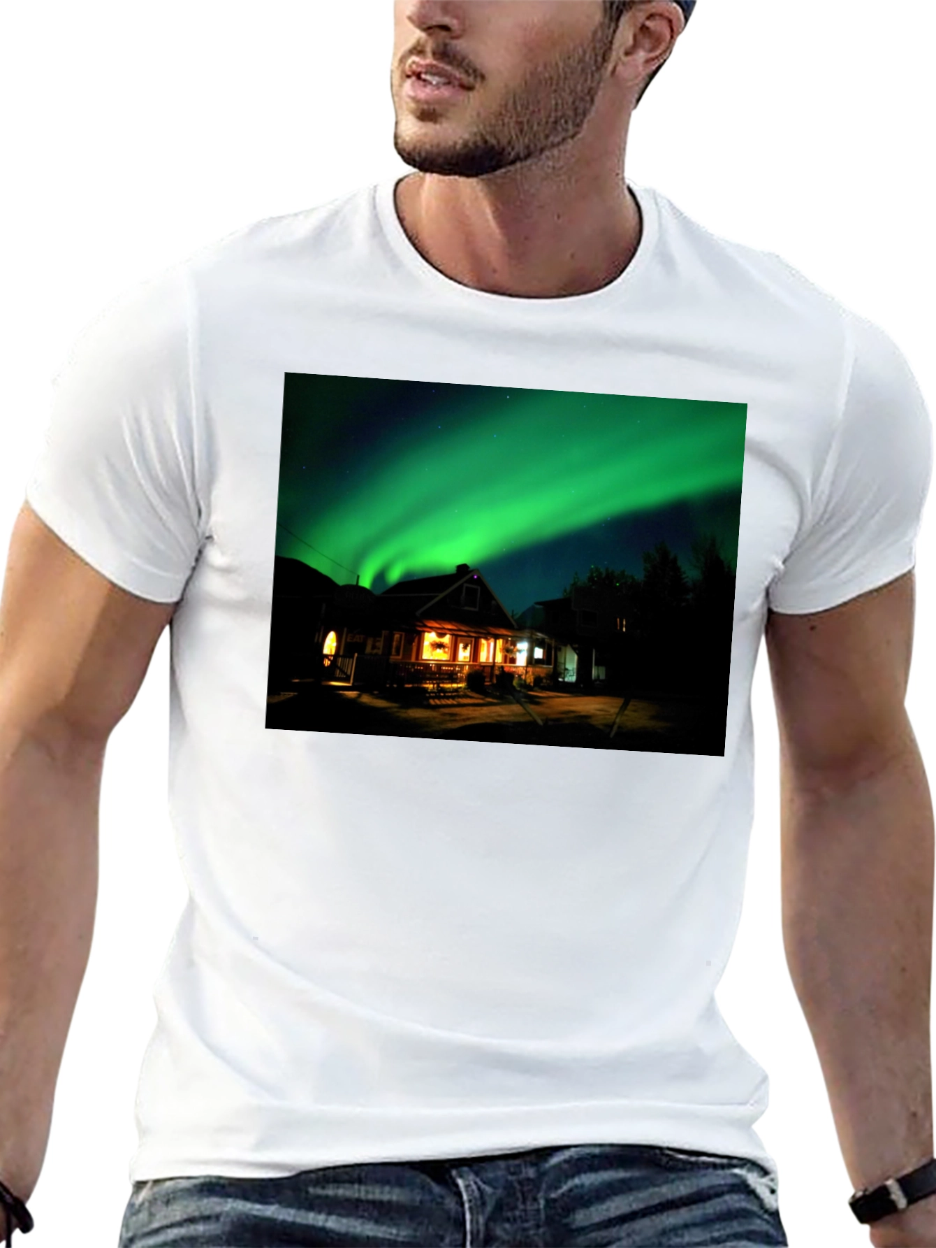 Aurora Borealis Graphic T-Shirt