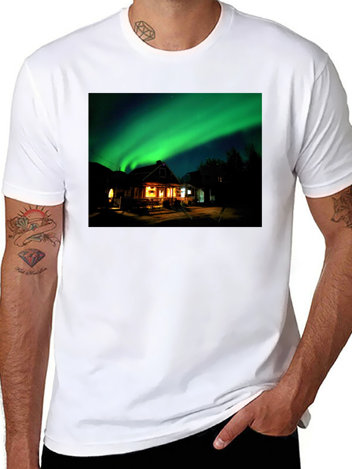 Aurora Borealis Graphic T-Shirt