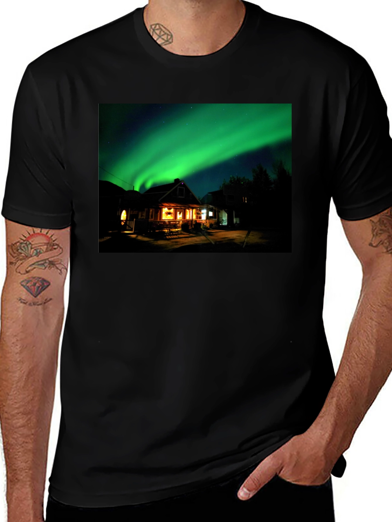 Aurora Borealis Graphic T-Shirt