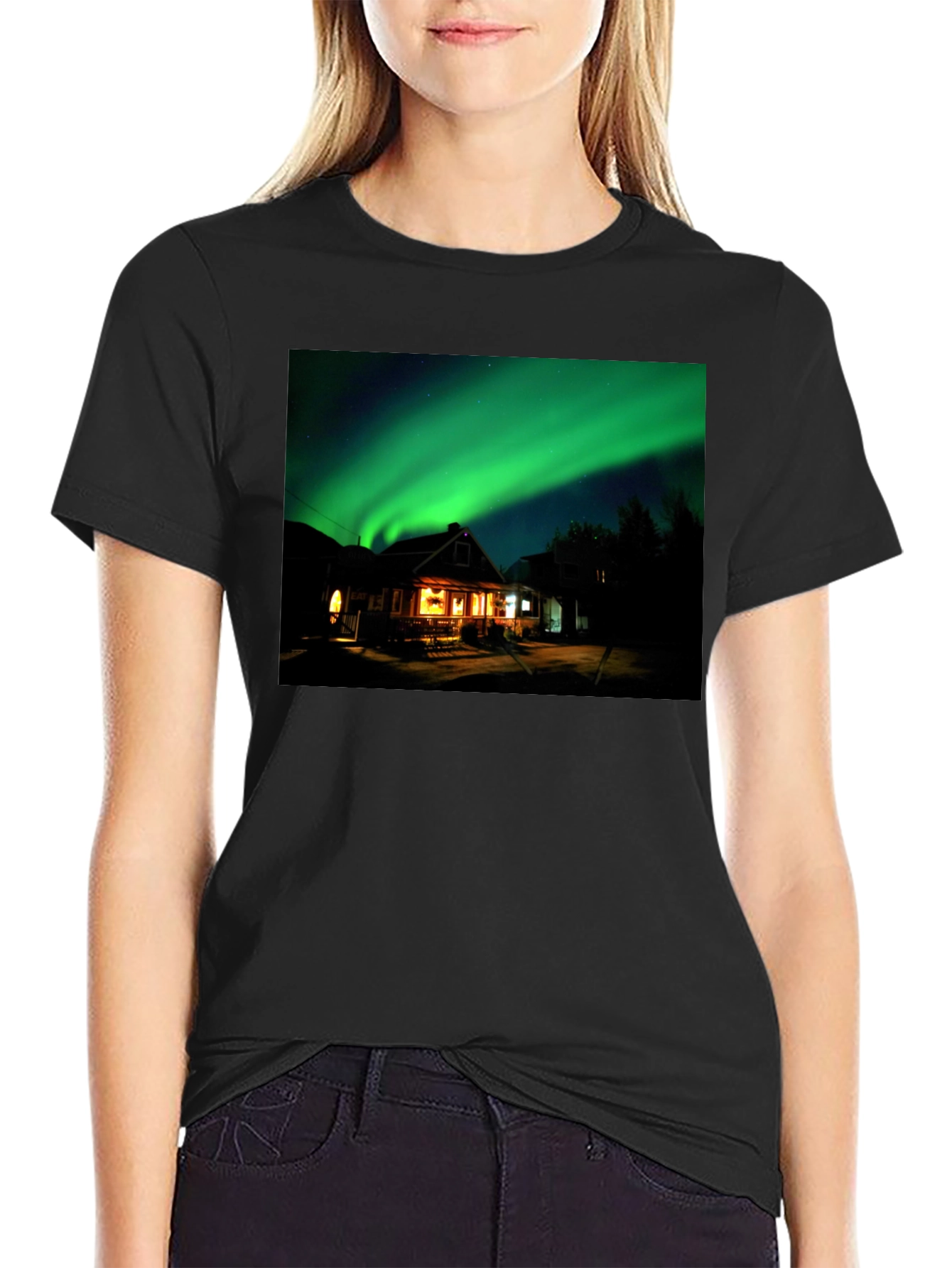 Aurora Borealis Graphic T-Shirt