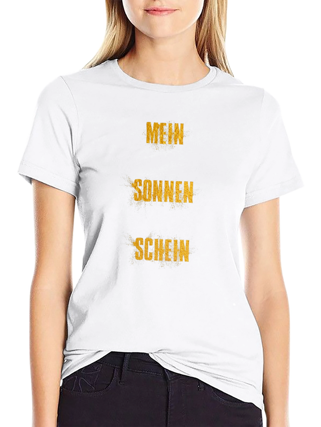 Mein Sonnenschein Graphic Tee - Black