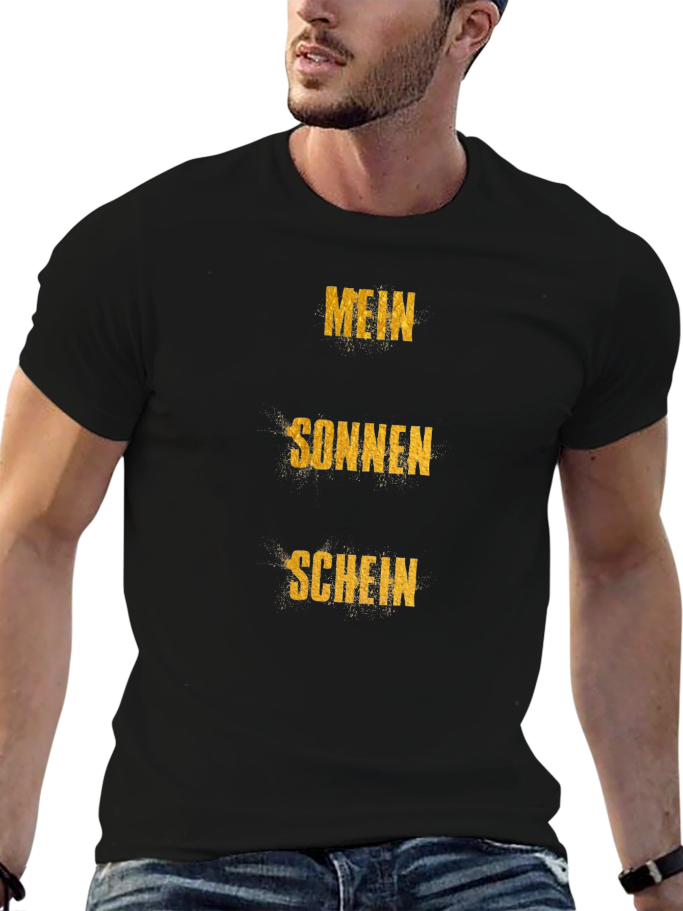 Mein Sonnenschein Graphic Tee - Black