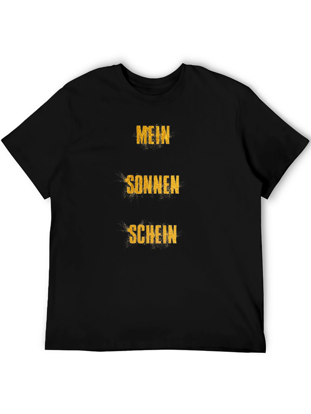 Mein Sonnenschein Graphic Tee - Black