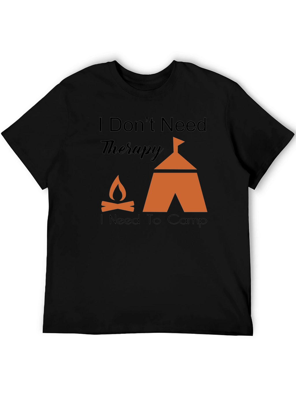 Camping Therapy Graphic T-Shirt