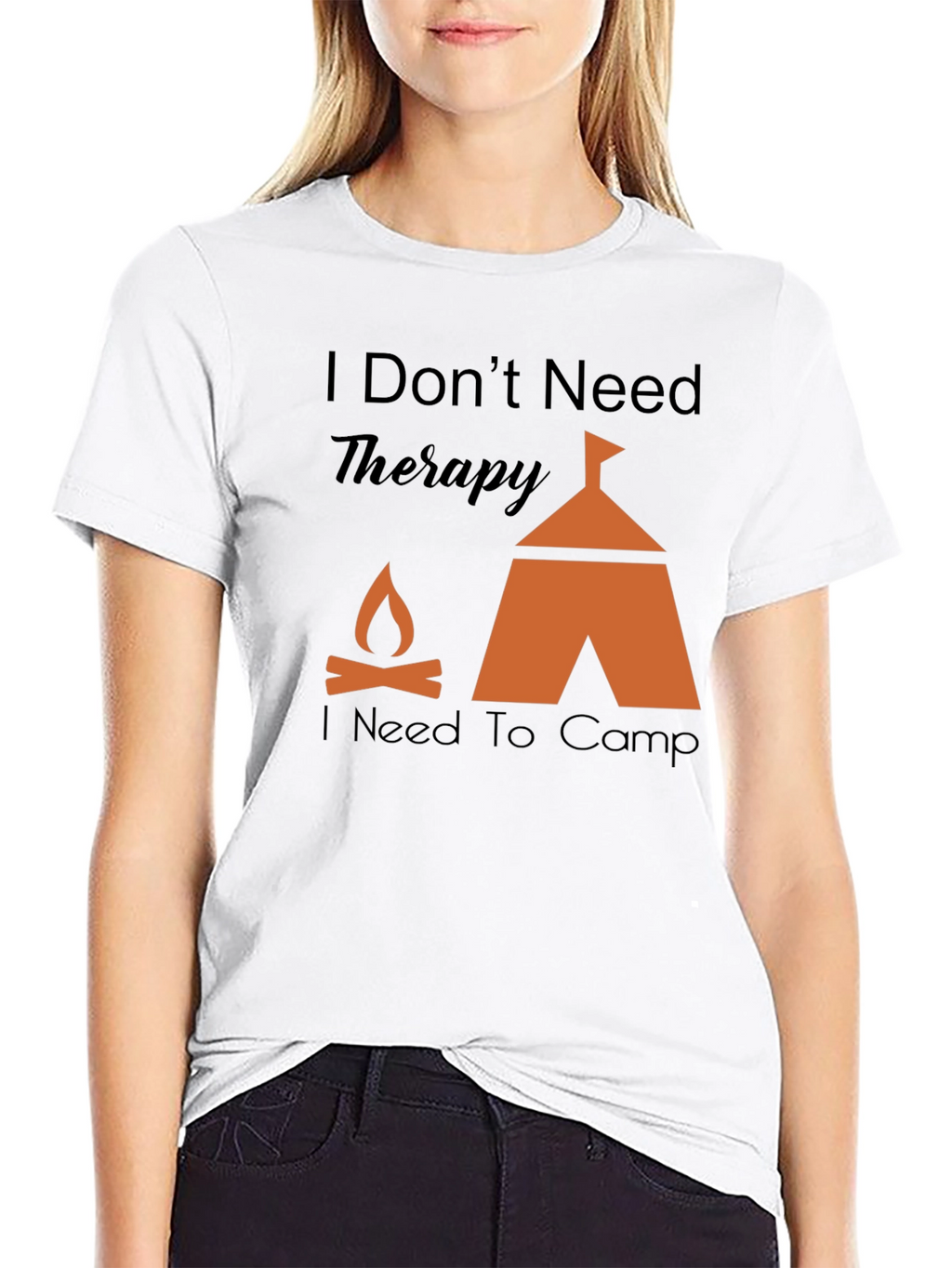 Camping Therapy Graphic T-Shirt
