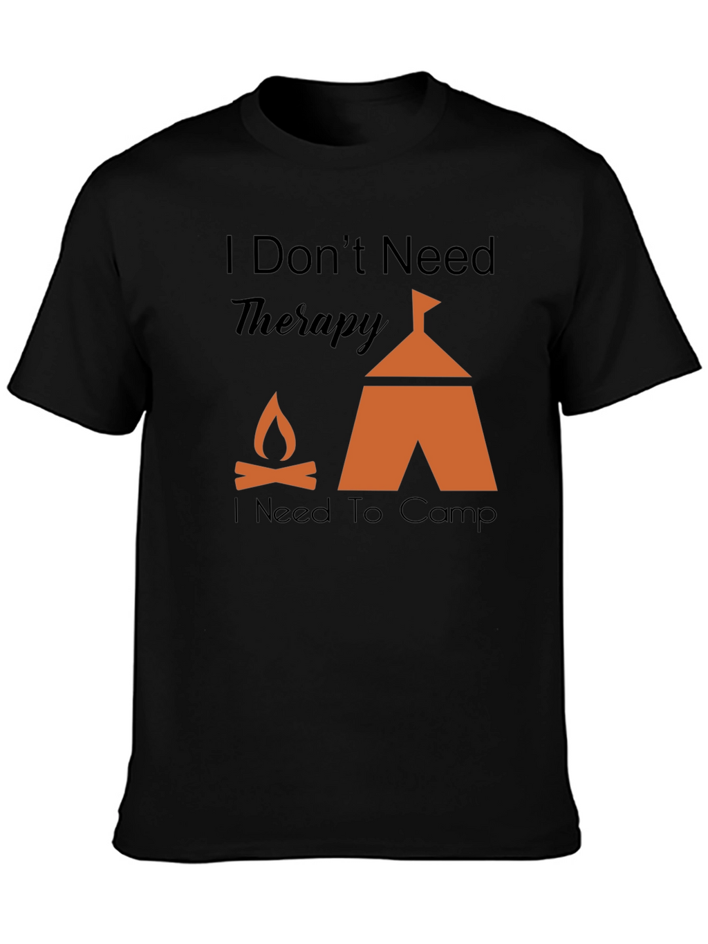 Camping Therapy Graphic T-Shirt