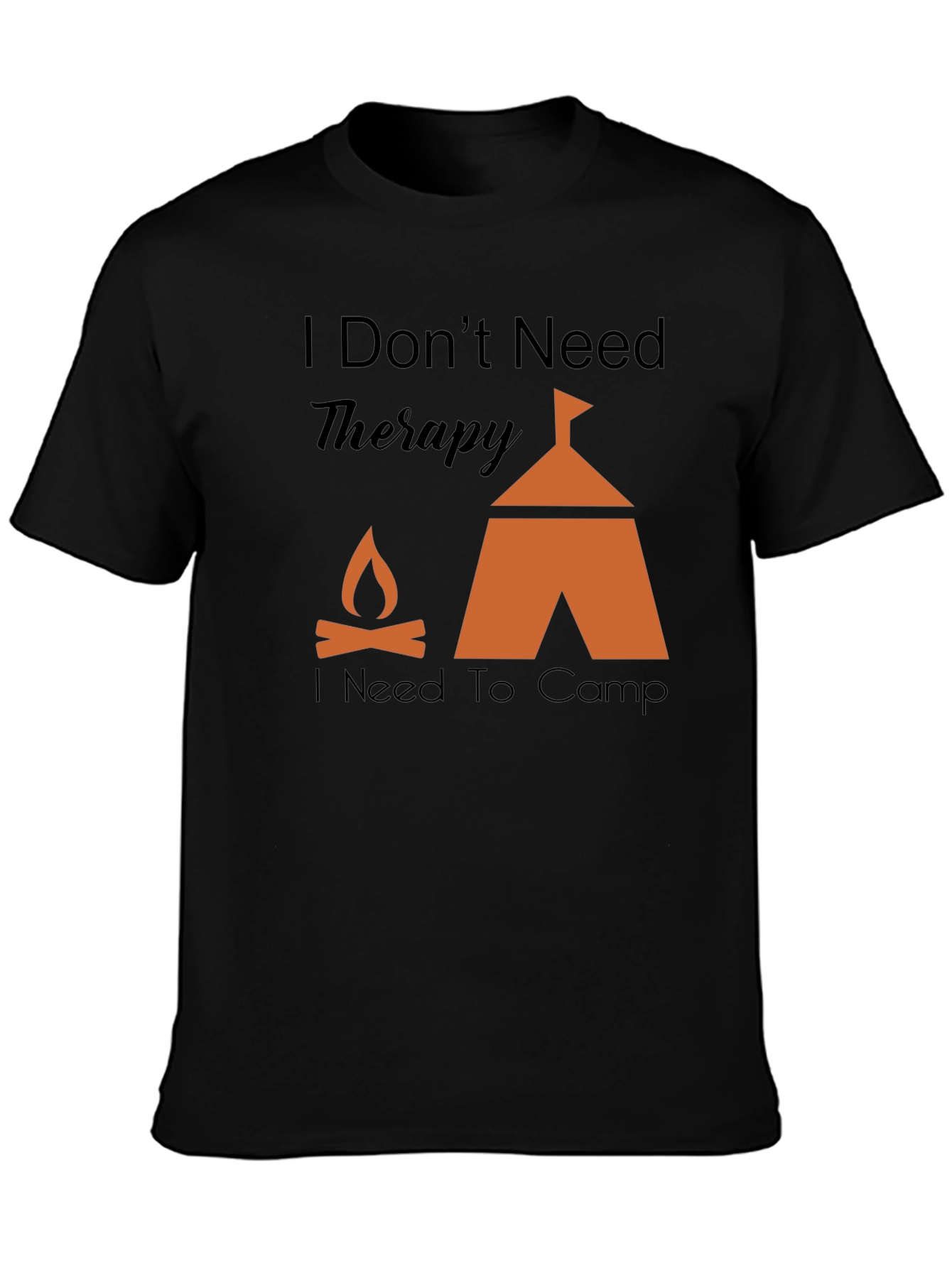 Camping Therapy Graphic T-Shirt