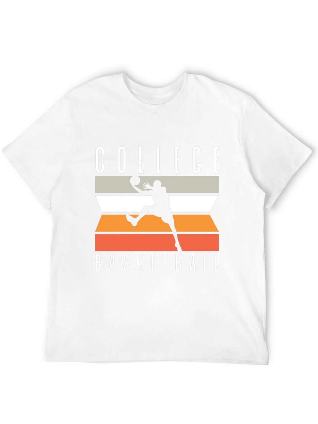 College Basketball Graphic Tee - Black