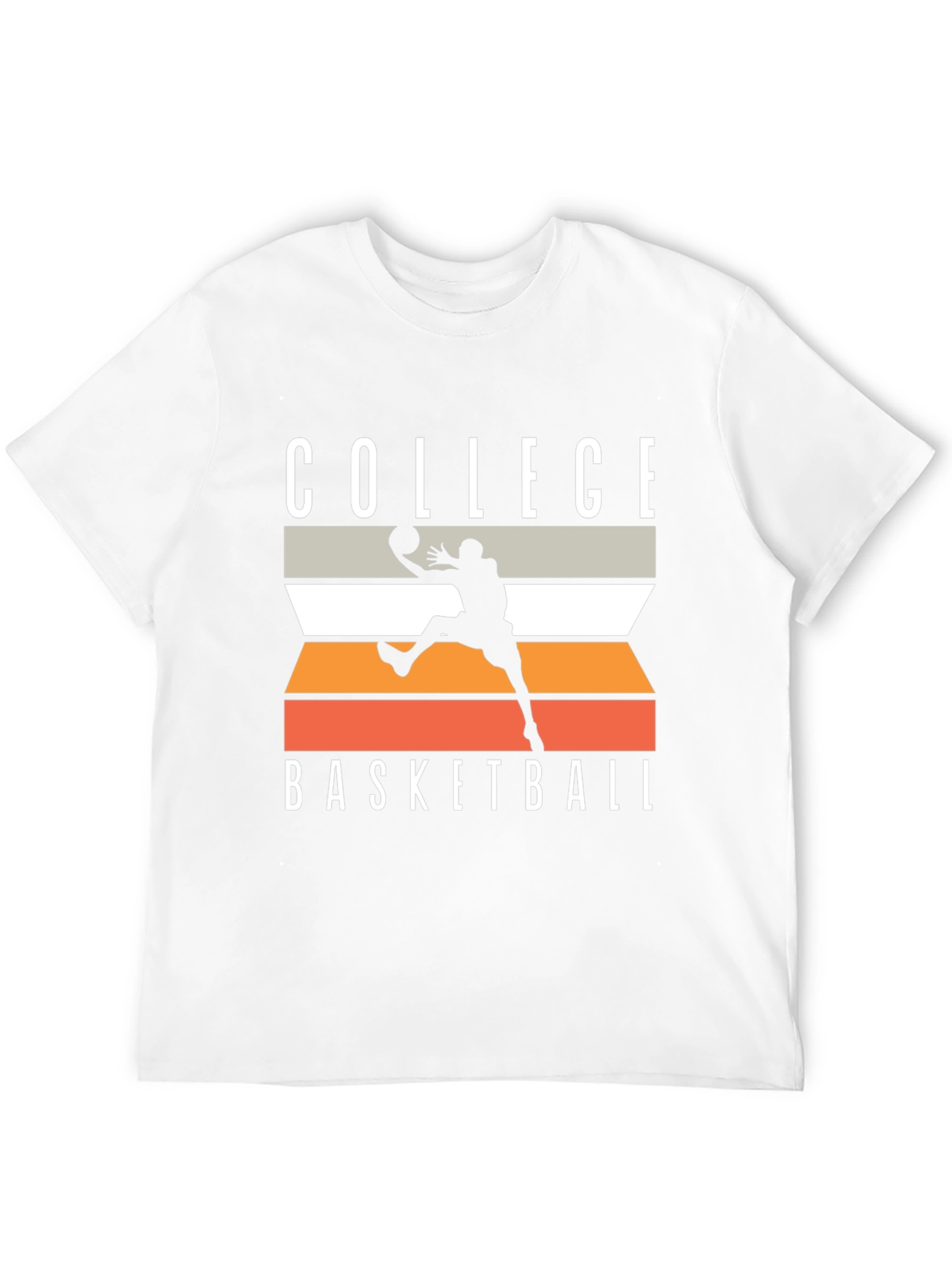 College Basketball Graphic Tee - Black