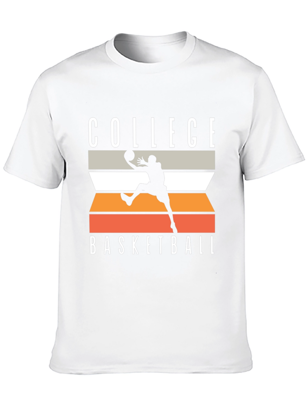 College Basketball Graphic Tee - Black