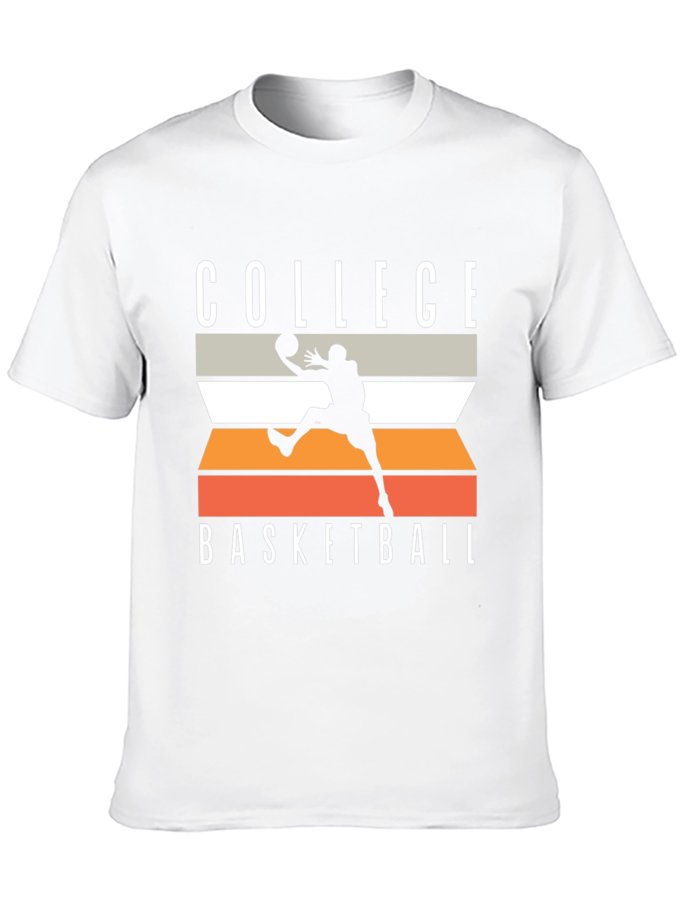 College Basketball Graphic Tee - Black