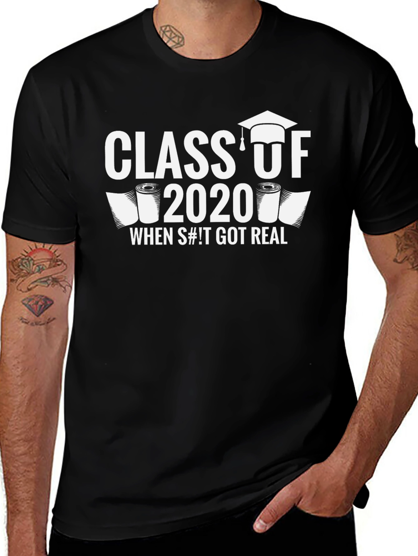 Class of 2020 Toilet Paper Humor T-Shirt