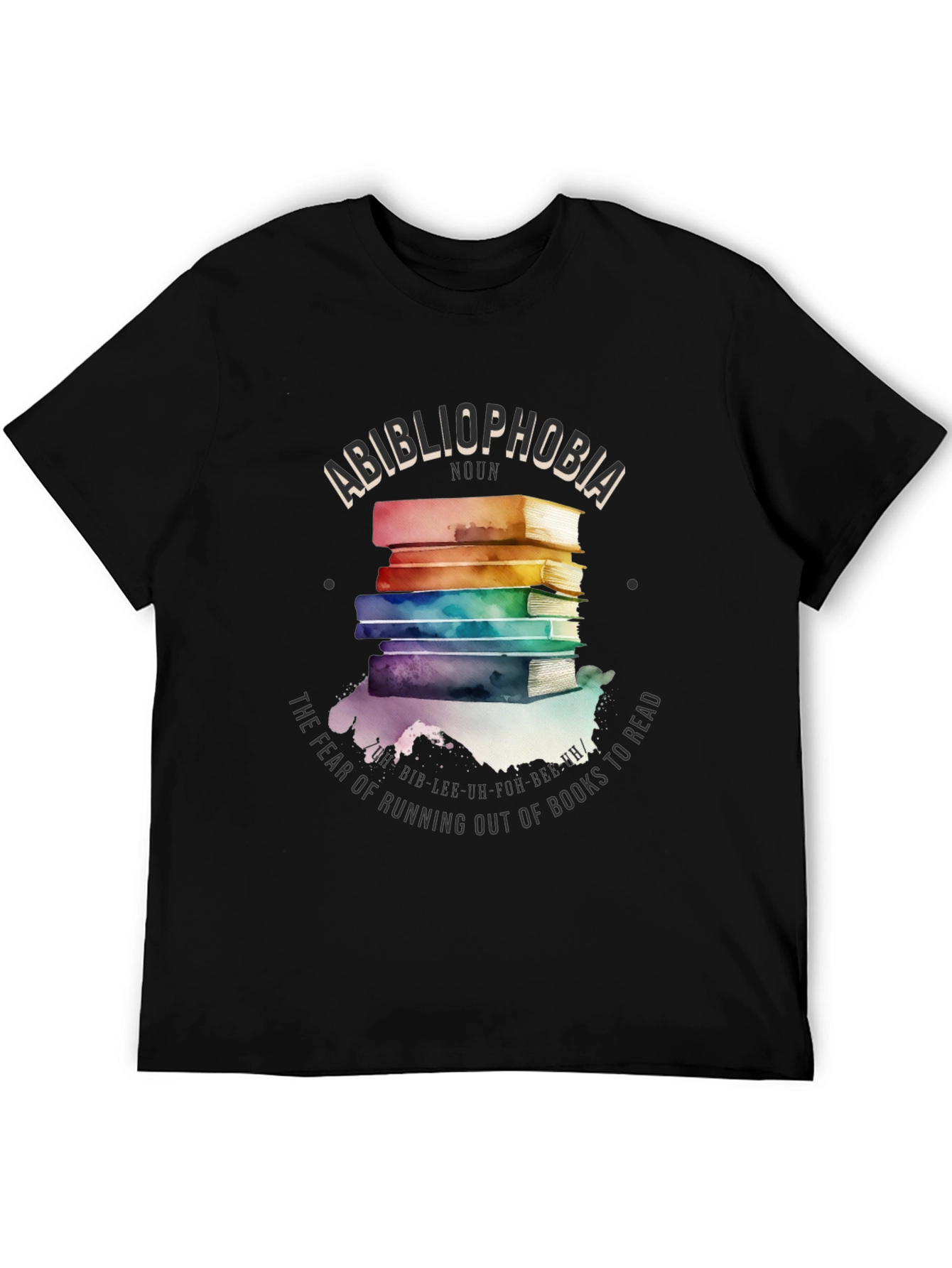 Bibliophobia Book Lover Graphic Tee