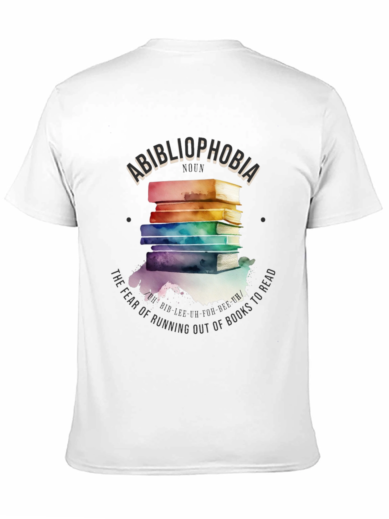 Bibliophobia Book Lover Graphic Tee