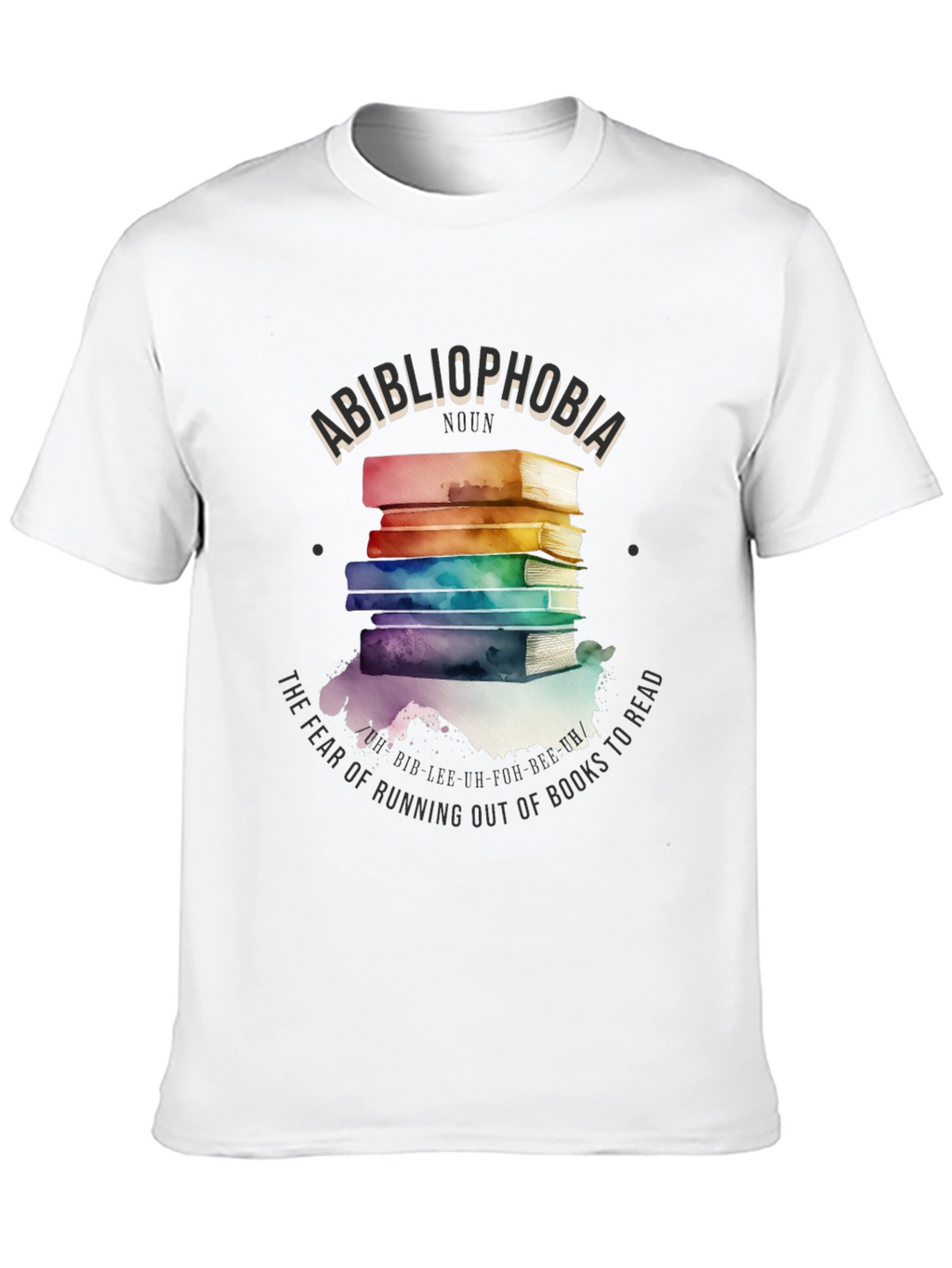 Bibliophobia Book Lover Graphic Tee