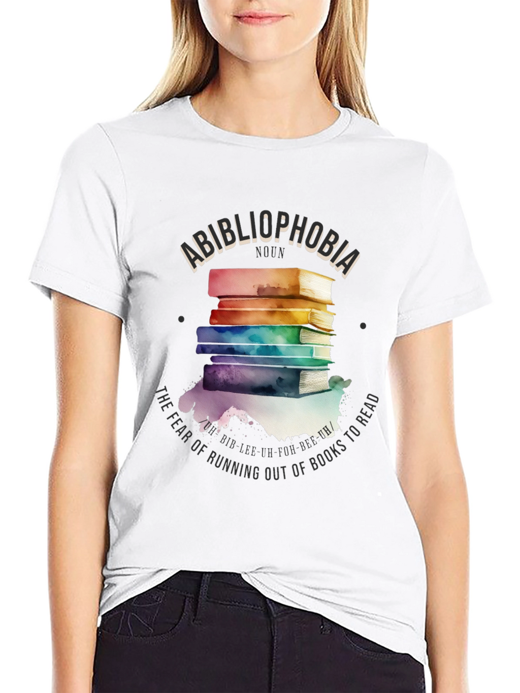 Bibliophobia Book Lover Graphic Tee