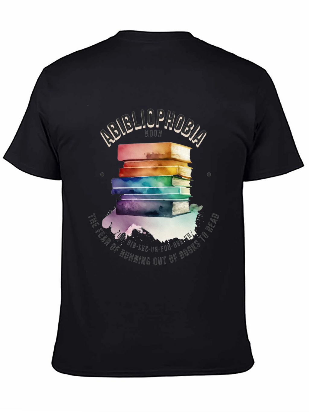 Bibliophobia Book Lover Graphic Tee
