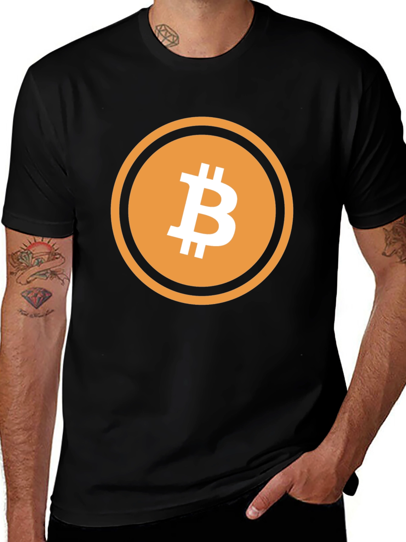 Bitcoin Logo T-Shirt - Crypto Currency Tee