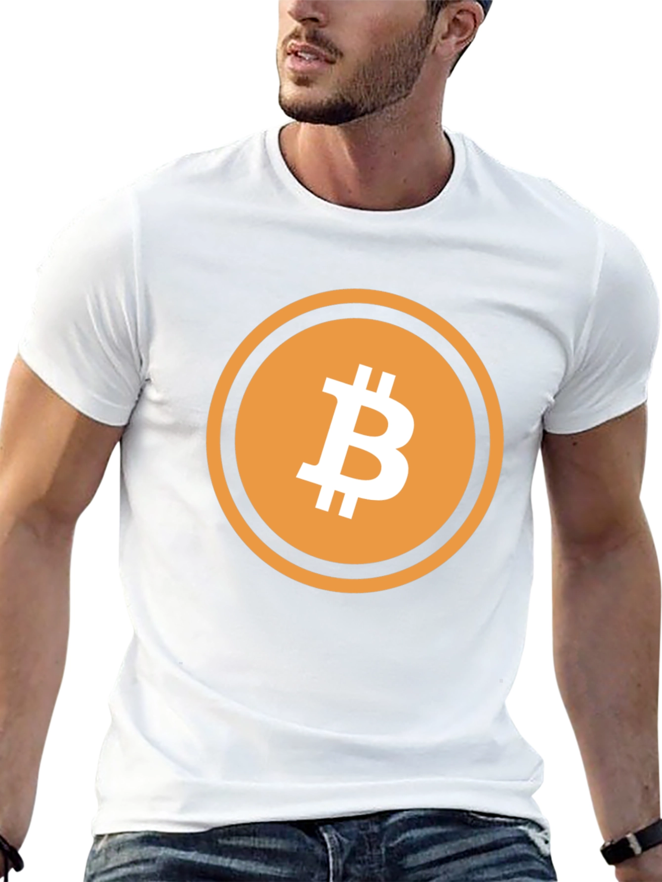 Bitcoin Logo T-Shirt - Crypto Currency Tee