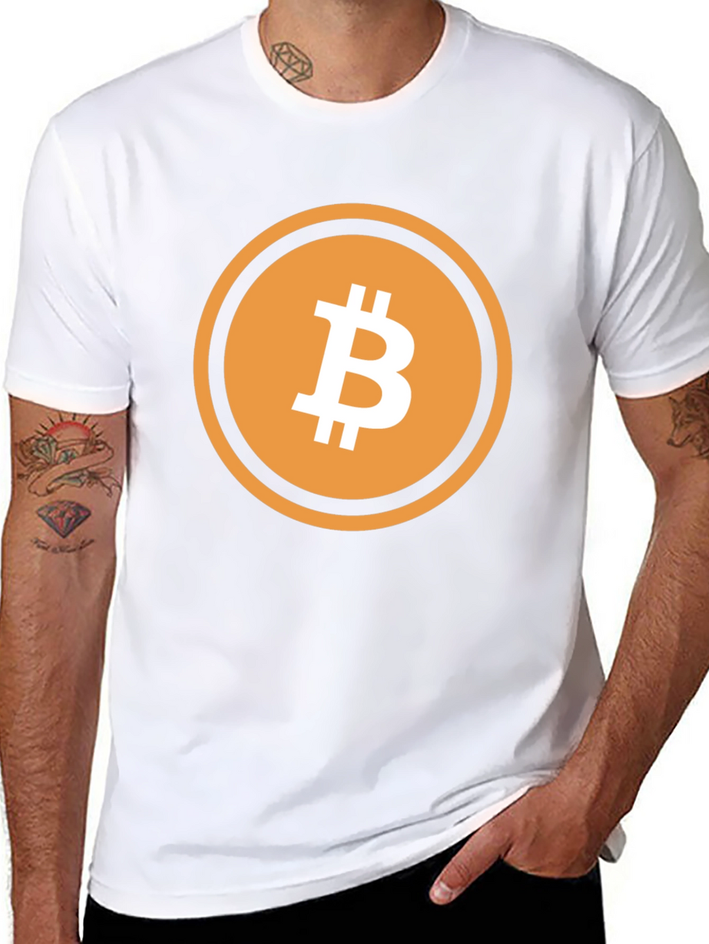 Bitcoin Logo T-Shirt - Crypto Currency Tee