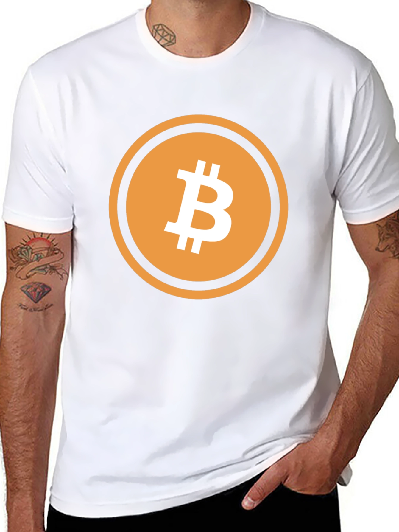 Bitcoin Logo T-Shirt - Crypto Currency Tee
