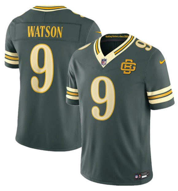 Men's Green Bay Packers #9 Christian Watson Dark Green 2026 F.U.S.E. Rivalries Collection Limited Football Stitched Jersey