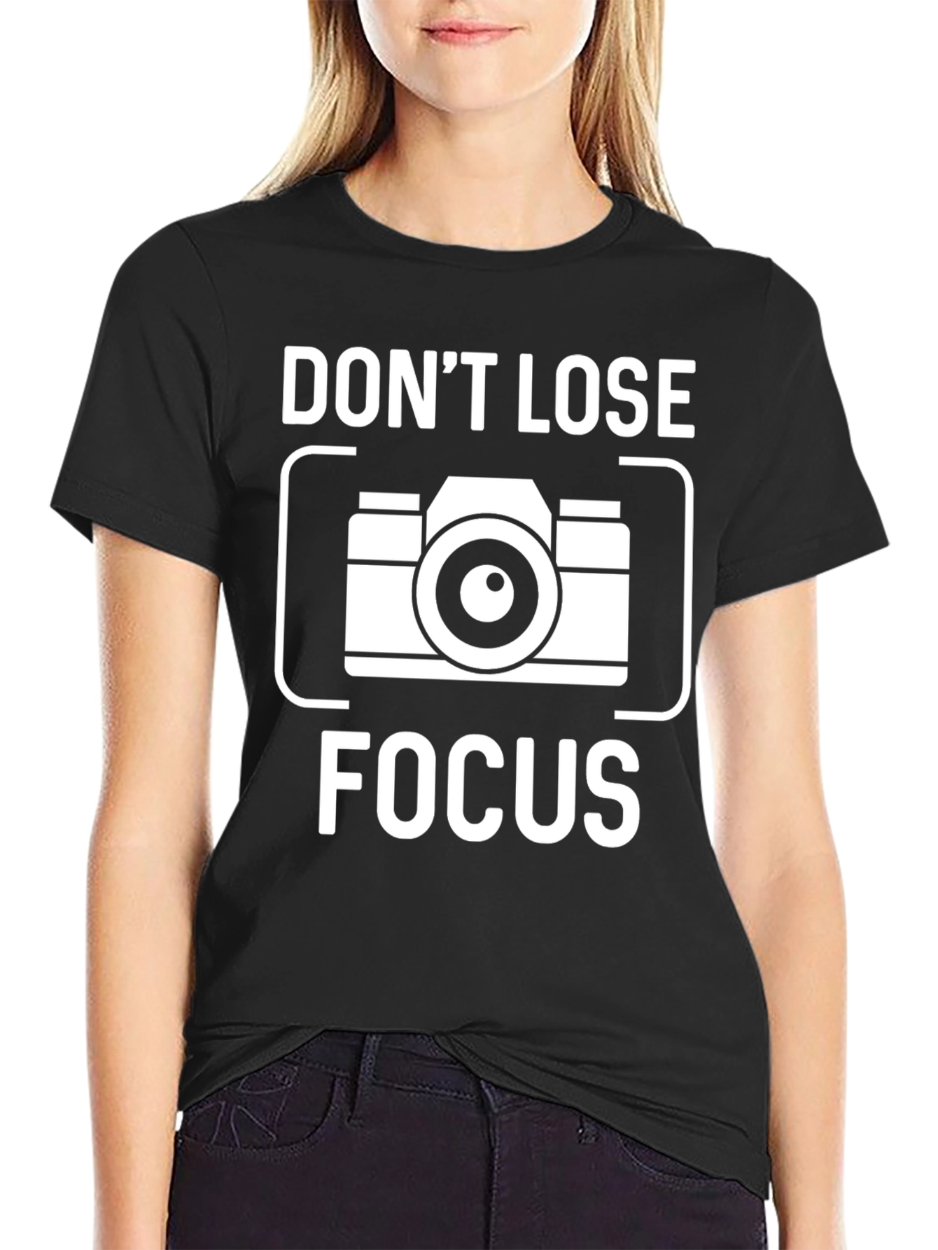 Dont Lose Focus Camera Graphic T-Shirt