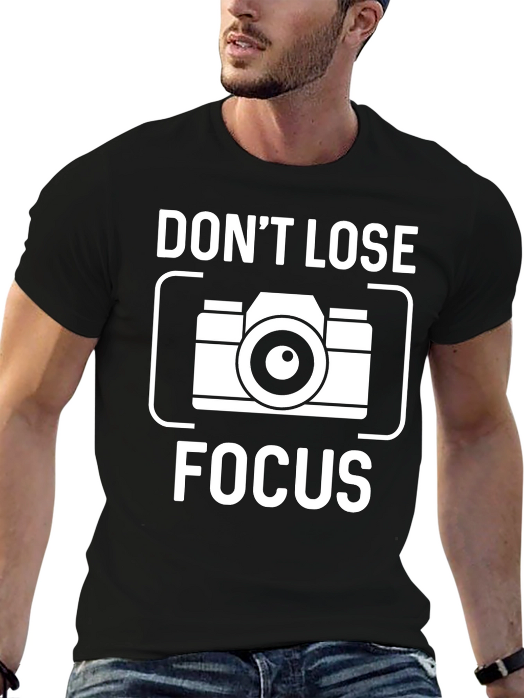 Dont Lose Focus Camera Graphic T-Shirt