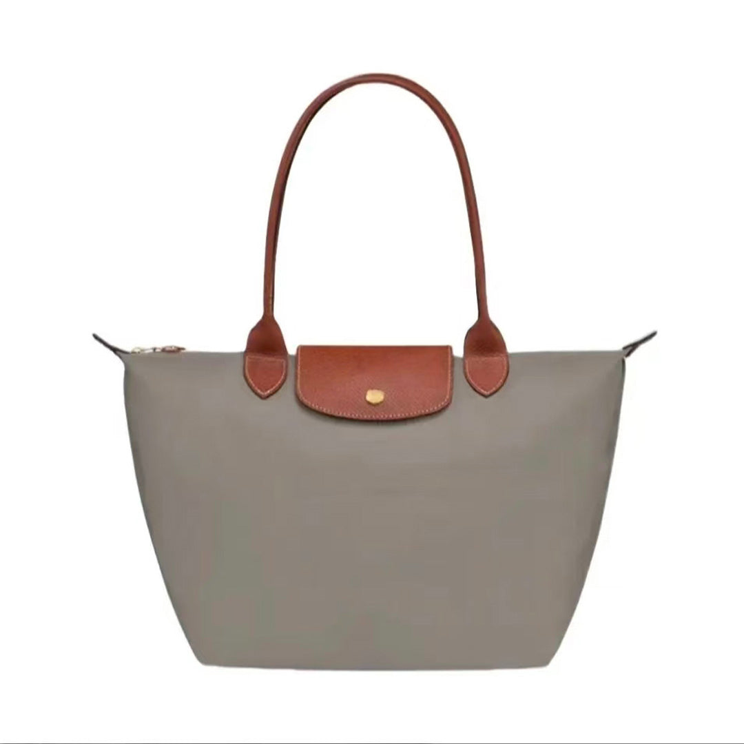 Longchamp - Small Le Pliage Handbag, Pigeon Gray