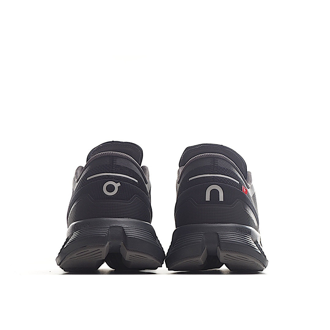 On Running Cloud X Black Asphalt Grey