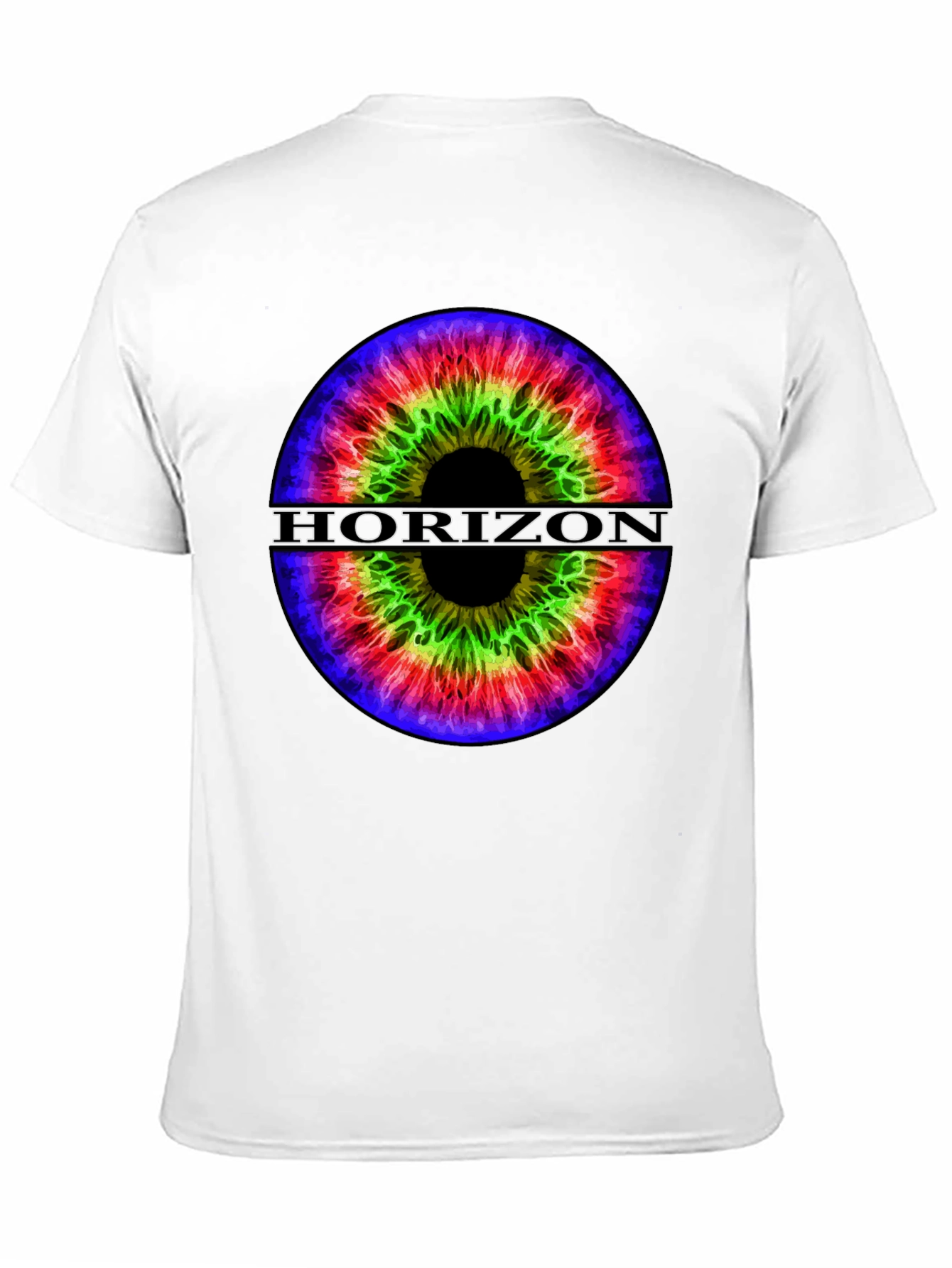 Horizon Eye Graphic Tee - Stylish Black T-Shirt