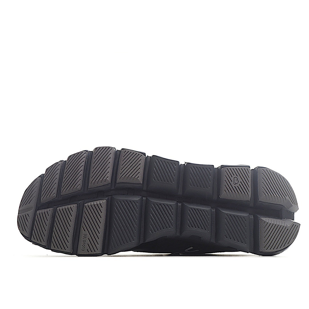 On Running Cloud X Black Asphalt Grey