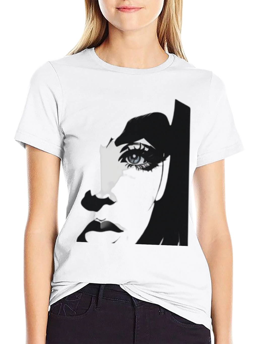 Graphic Print Tee - Eye Design