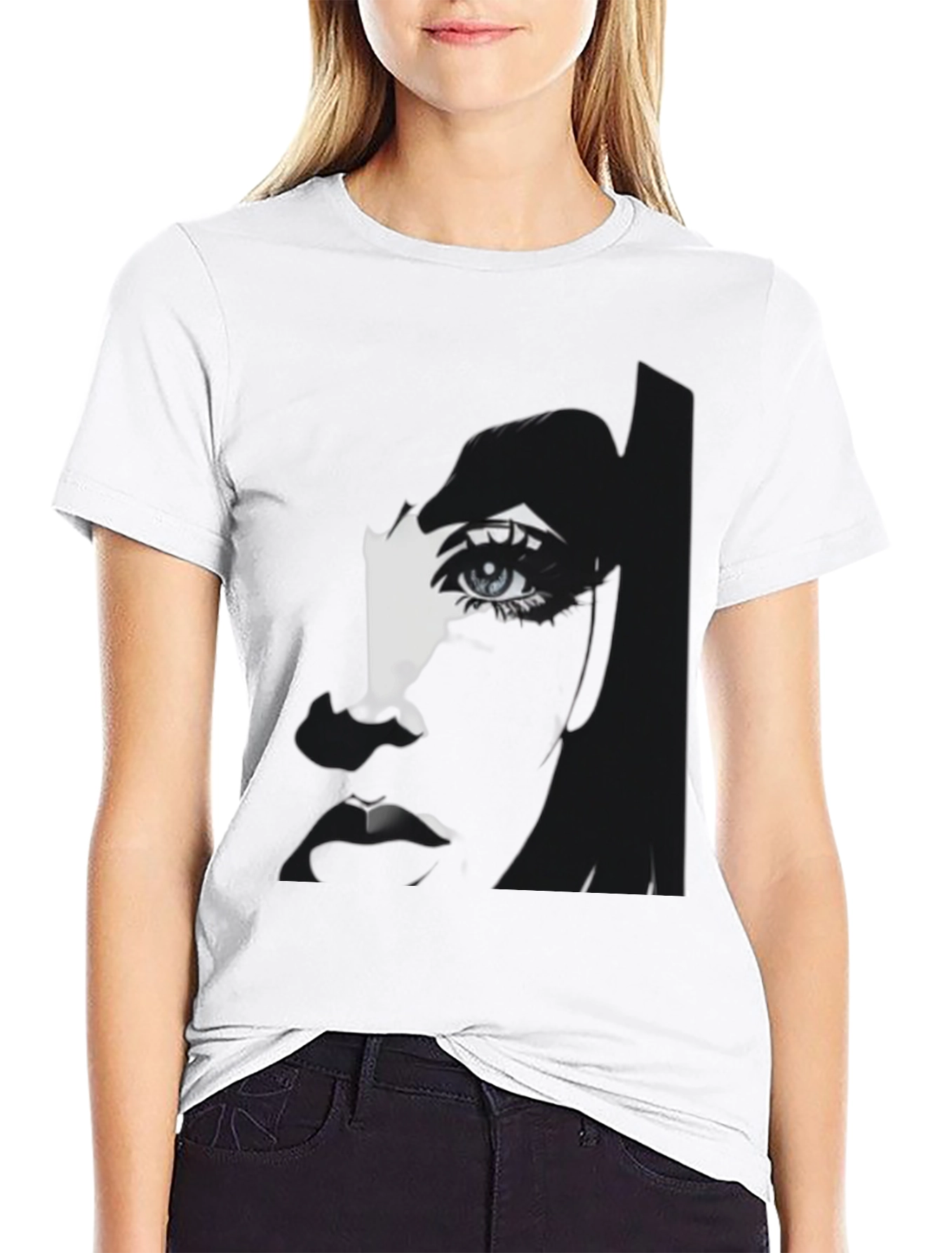 Graphic Print Tee - Eye Design
